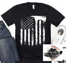 Load image into Gallery viewer, American Flag Fireman Axe shirt