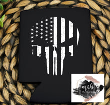 Load image into Gallery viewer, American Flag Punisher Koozie