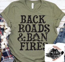 Load image into Gallery viewer, Backroads & Bonfires Shirt