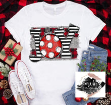 Load image into Gallery viewer, Red Black & White Joy