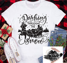 Load image into Gallery viewer, Dashing Through The Snow shirt