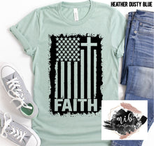 Load image into Gallery viewer, Faith American Flag with Cross shirt