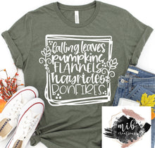 Load image into Gallery viewer, Falling Leaves Pumpkins Flannels Shirt