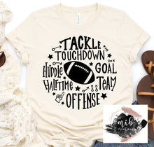 Load image into Gallery viewer, Football Word Art Shirt