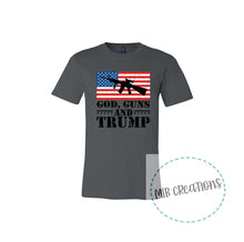 Load image into Gallery viewer, God, Guns, And Trump Shirt