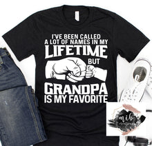 Load image into Gallery viewer, Grandpa Is My Favorite