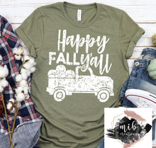 Load image into Gallery viewer, Happy Fall Y'all Vintage Truck Shirt