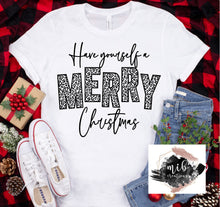 Load image into Gallery viewer, Have Yourself a Merry Christmas Leopard