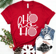 Load image into Gallery viewer, Ho Ho Ho Ornament shirt