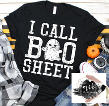 Load image into Gallery viewer, I Call Boo Sheet Shirt