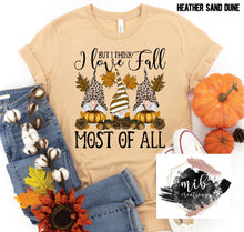 Load image into Gallery viewer, I Love Fall Gnomes shirt