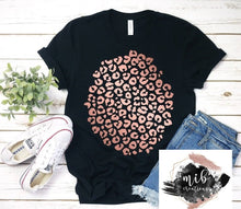 Load image into Gallery viewer, Rose Gold Leopard Print Shirt
