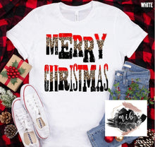 Load image into Gallery viewer, Merry Christmas Red Black Leopard