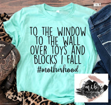 Load image into Gallery viewer, Over Toys and Blocks I Fall shirt