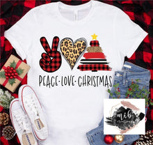 Load image into Gallery viewer, Peace Love Christmas