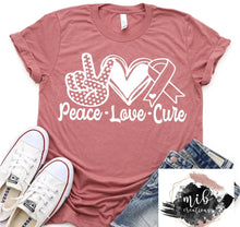 Load image into Gallery viewer, Peace Love Cure Shirt