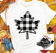 Load image into Gallery viewer, Plaid Leaf Shirt