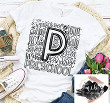 Load image into Gallery viewer, Preschool Typography Shirt