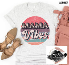 Load image into Gallery viewer, Retro Leopard Mama Vibes shirt
