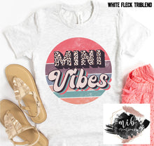 Load image into Gallery viewer, Retro Leopard Mama Vibes shirt