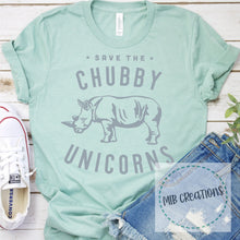Load image into Gallery viewer, Save The Chubby Unicorns Shirt