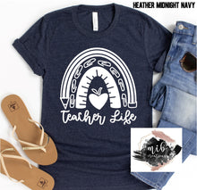 Load image into Gallery viewer, Teacher Life Rainbow