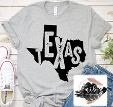 Load image into Gallery viewer, Black Texas Shirt