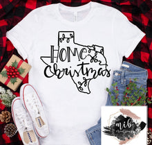 Load image into Gallery viewer, Texas Home For Christmas Shirt