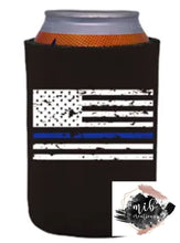 Load image into Gallery viewer, Thin Blue Line Koozie