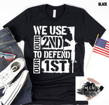 Load image into Gallery viewer, We Use Our 2nd shirt