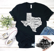 Load image into Gallery viewer, Texas Slang White Shirt