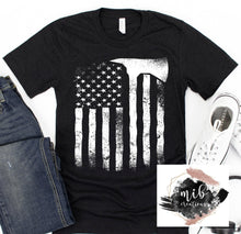 Load image into Gallery viewer, American Flag Fireman Axe shirt
