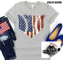 Load image into Gallery viewer, American Flag Home Base shirt
