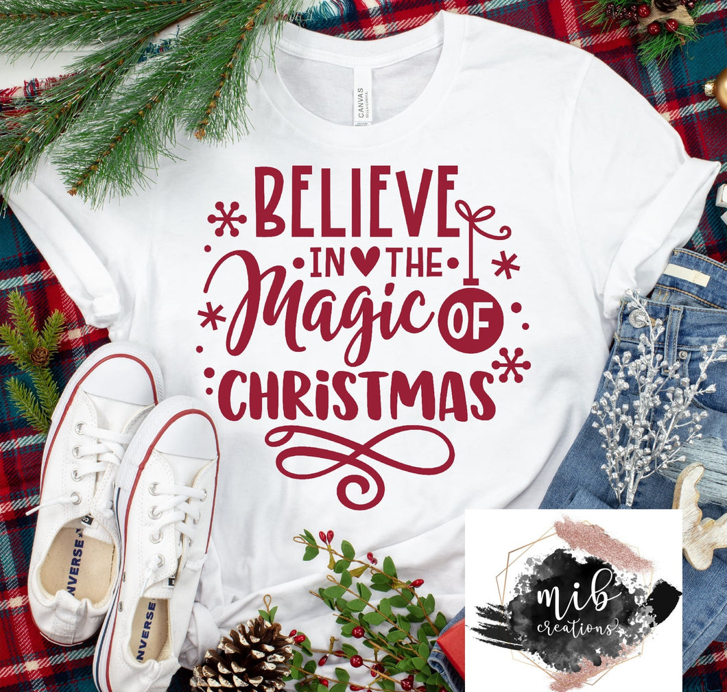 Believe In The Magic Of Christmas shirt