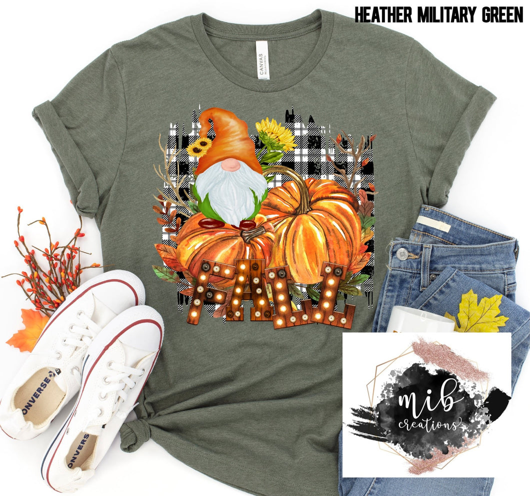 Fall Gnome & Pumpkins shirt