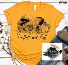 Load image into Gallery viewer, Football and Fall Sketch shirt

