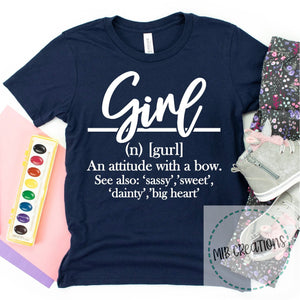Girl Definition Youth Shirt