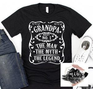 Grandpa No. 1 shirt