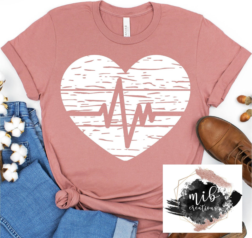 Heartbeat Heart Shirt