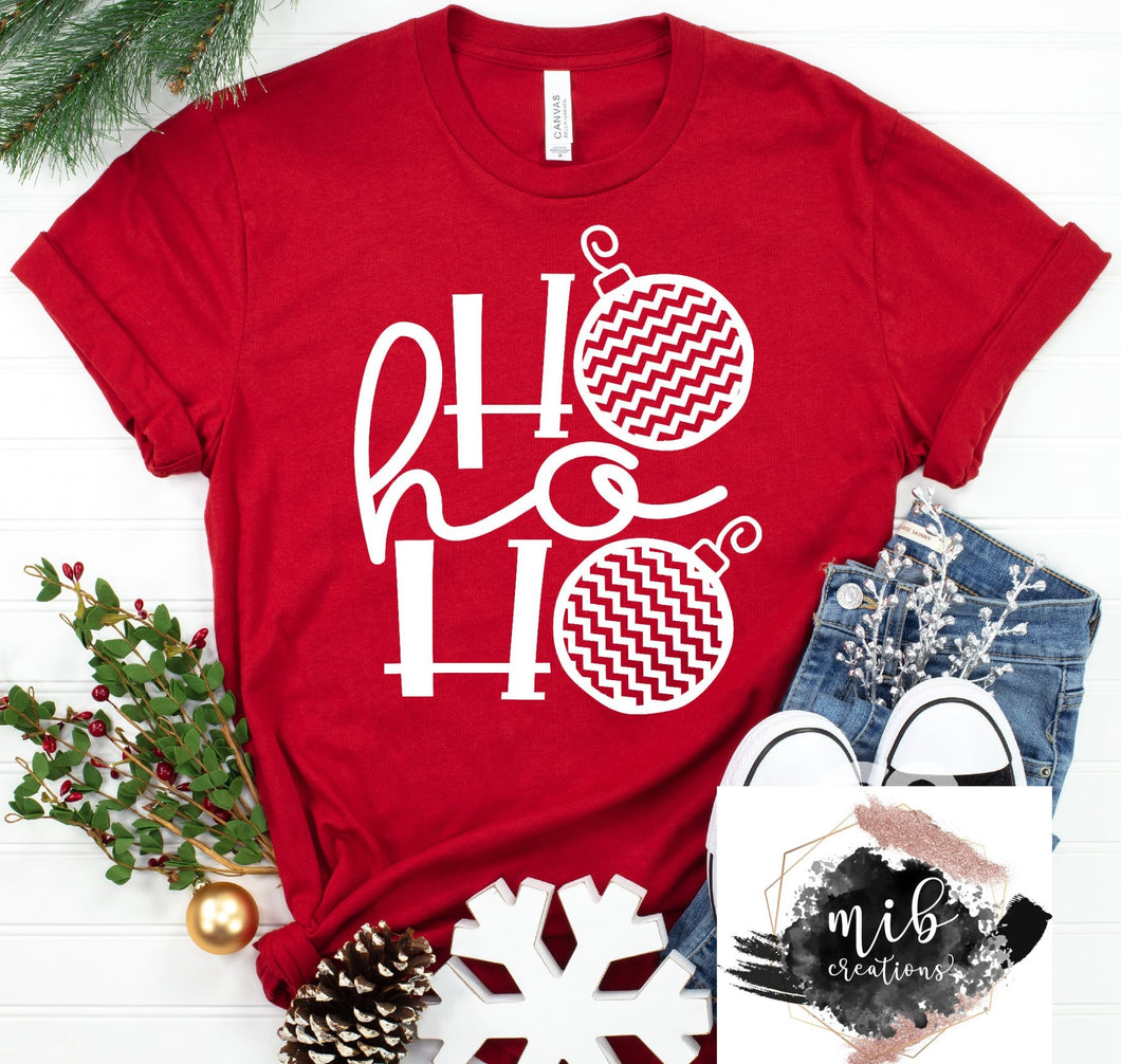 Ho Ho Ho Ornament shirt