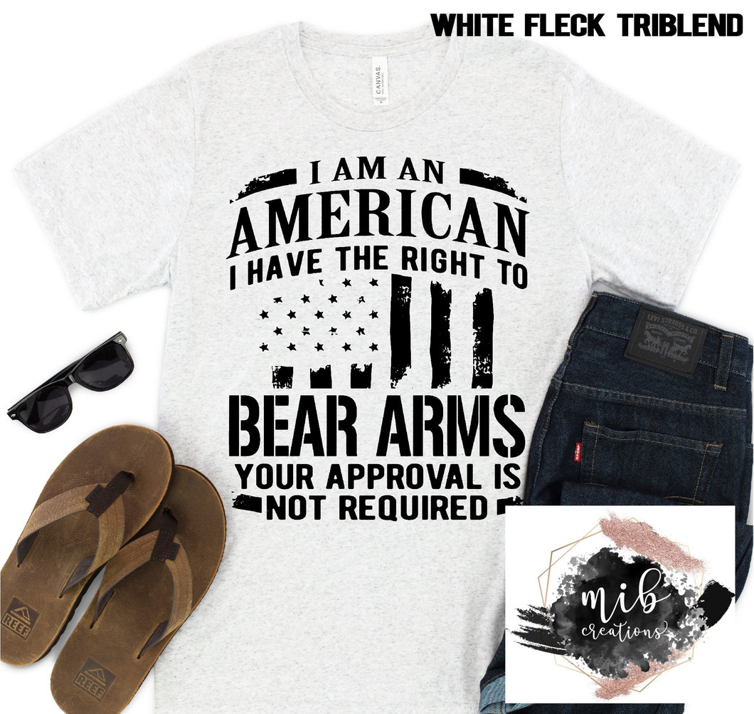 I Have The Right To Bear Arms shirt