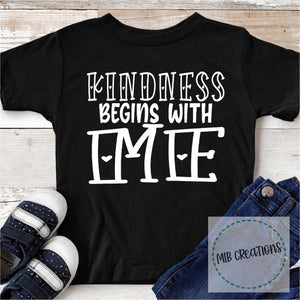 Kindness Begins With Me Youth Shirt