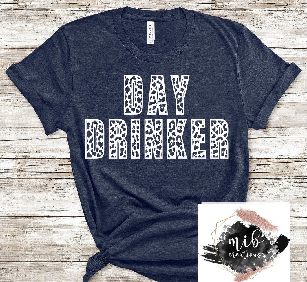 Day Drinker Leopard Shirt