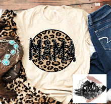 Load image into Gallery viewer, Leopard Mama Stitched shirt
