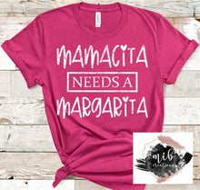 Load image into Gallery viewer, Mamacita Needs A Margarita shirt
