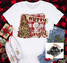 Load image into Gallery viewer, Merry &amp; Bright Leopard Christmas Tree
