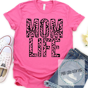 Mom Life Leopard Shirt