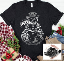 Load image into Gallery viewer, Ornate Snowman Shirt
