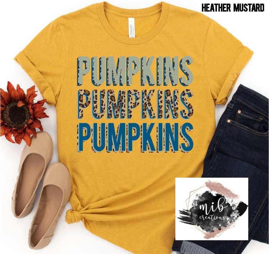 Pumpkins Stacked Word Art