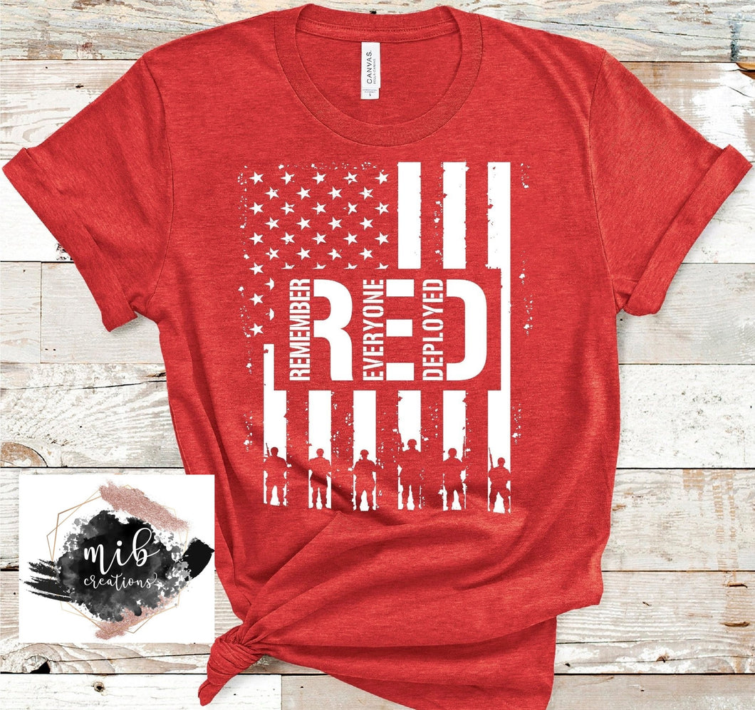 RED: Remember Everyone Deployed Shirt
